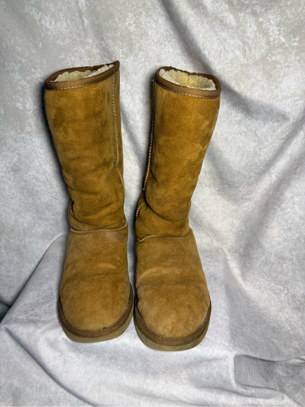 UGG Australia Classic Tall Chestnut Sheepskin Boots Women’s Size 8